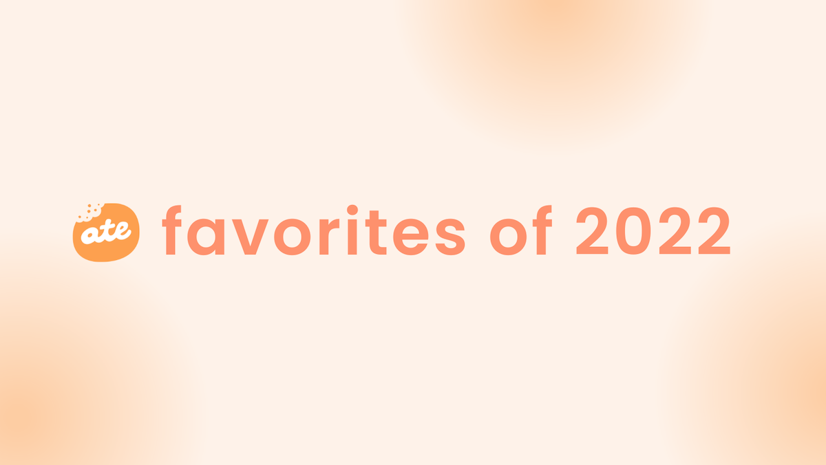 Ate blog favorites 