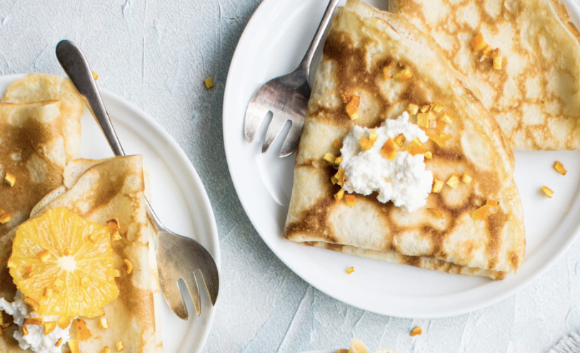 Crepes on a plate - unsplash- Monika Grabkowska