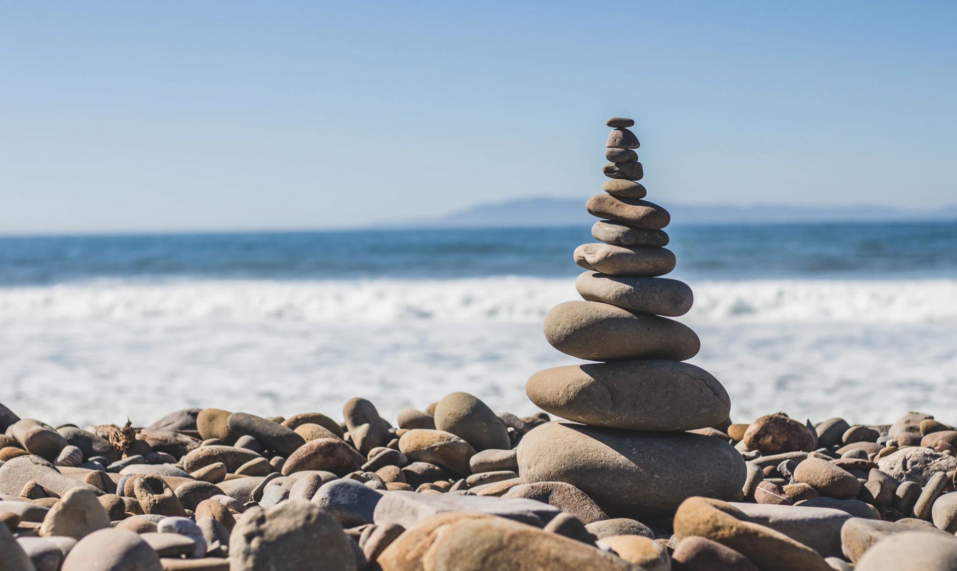 Stones placed on top of one another 